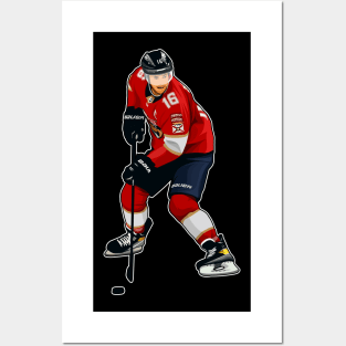 Alek Barkov #16 Puck Skates Posters and Art